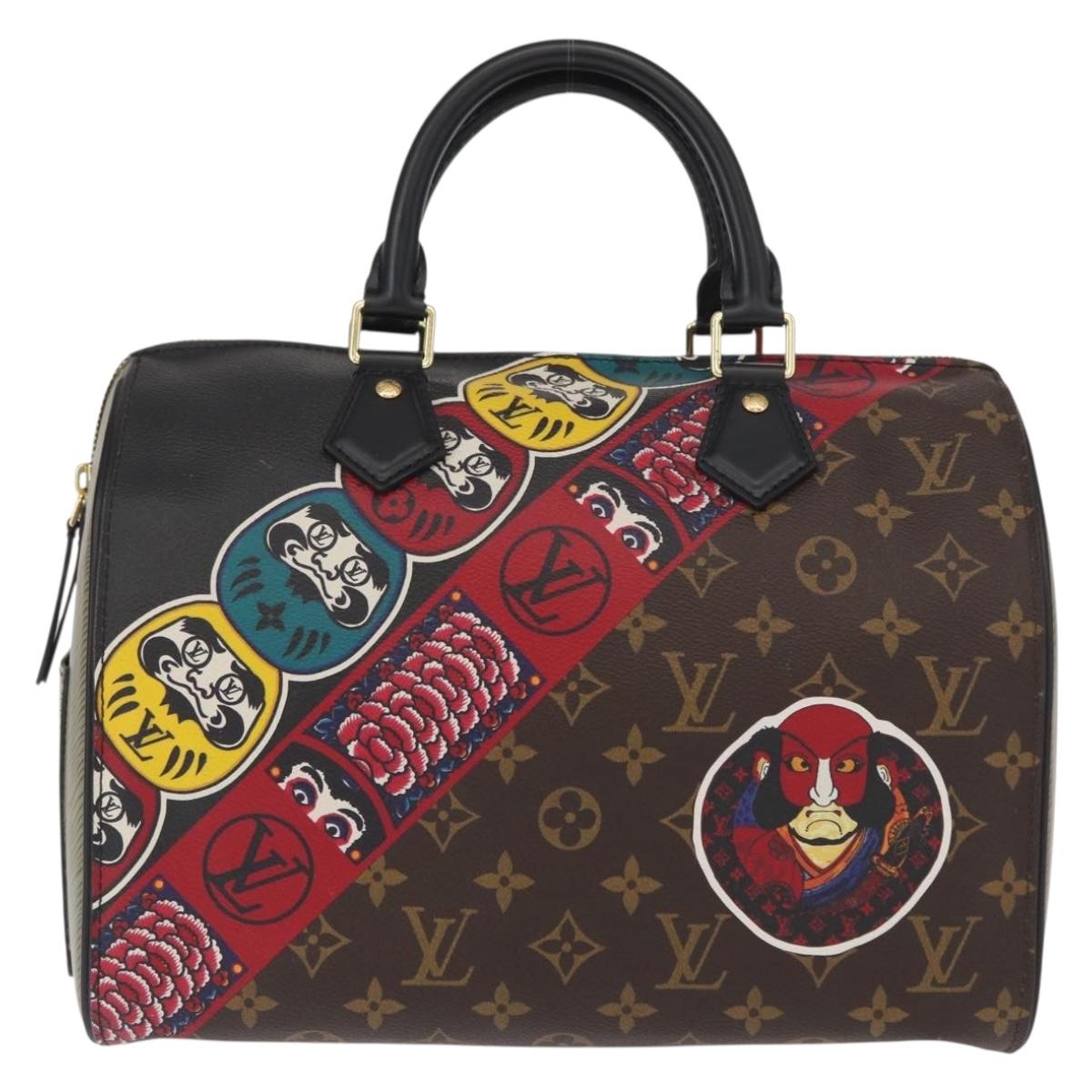 LOUIS VUITTON Monogram Kabuki Speedy 30 Hand Bag M43505 LV Auth 156331SM