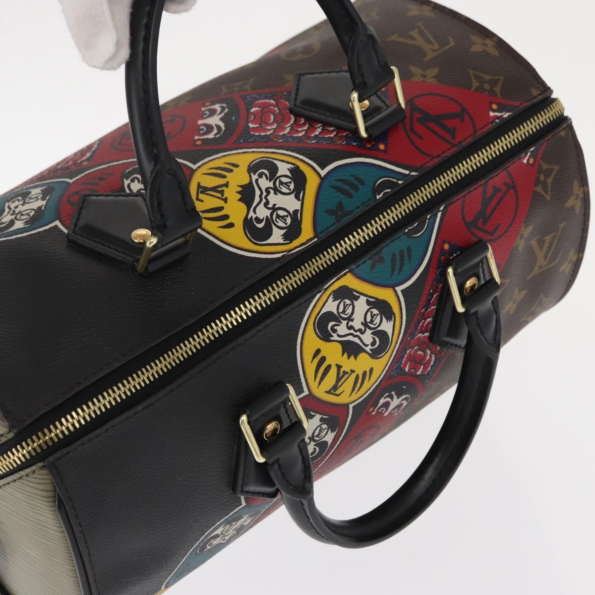 LOUIS VUITTON Monogram Kabuki Speedy 30 Hand Bag M43505 LV Auth 156331SM