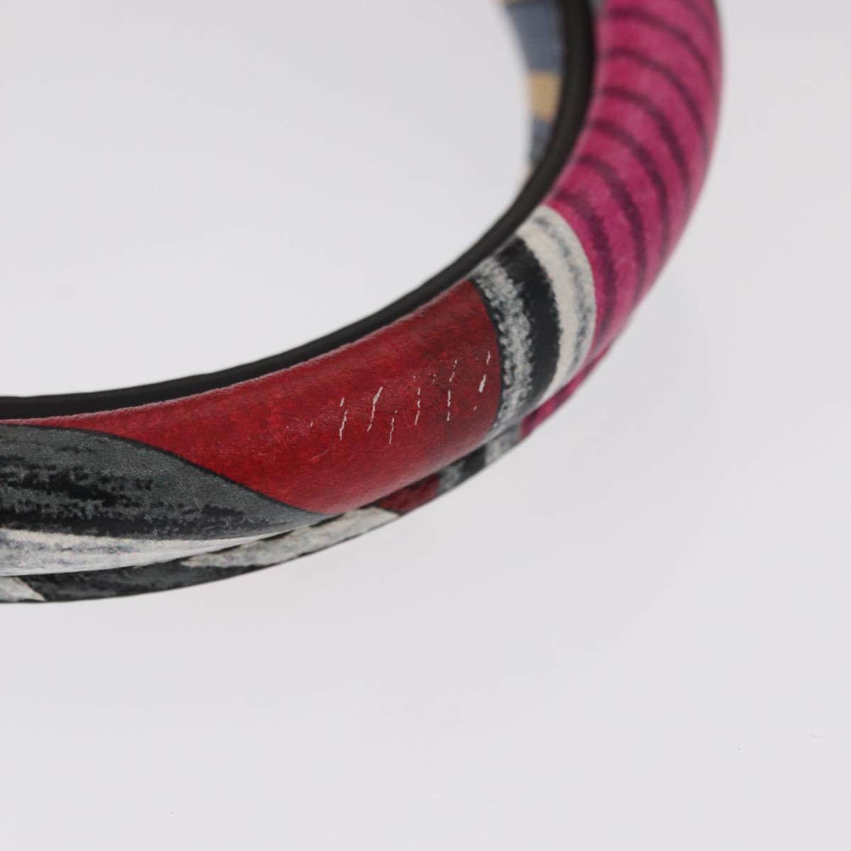 Salvatore Ferragamo Hand Bag Leather 2way Silver Pink Auth 156332SAM