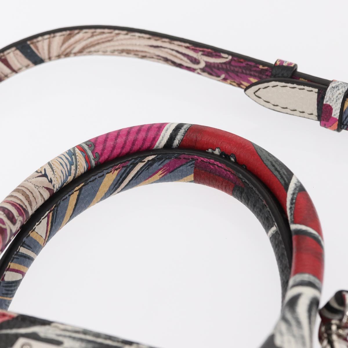 Salvatore Ferragamo Hand Bag Leather 2way Silver Pink Auth 156332SAM