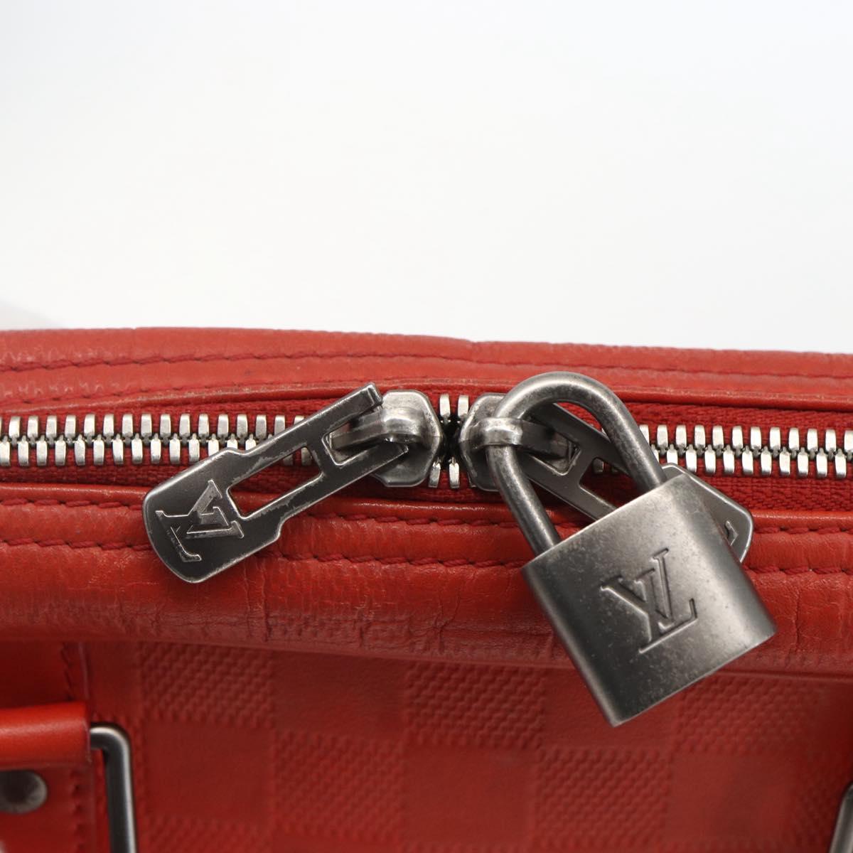 LOUIS VUITTON Damier Infini Porte Documents Voyage Bag N41143 Auth 156333