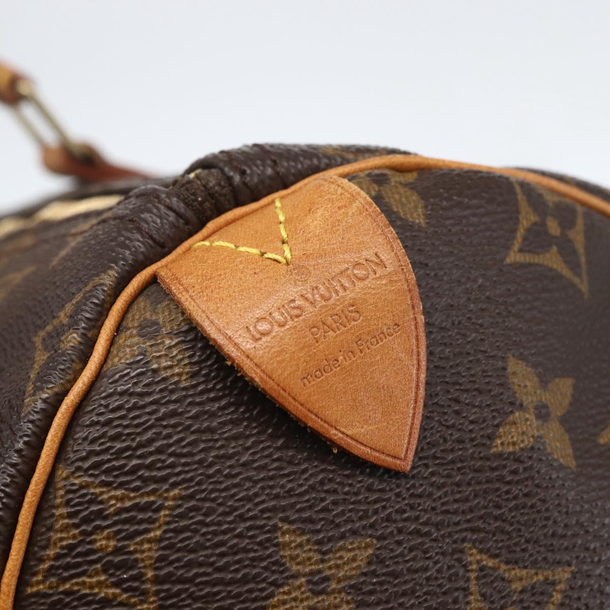 LOUIS VUITTON Monogram Speedy 40 Hand Bag M41522 LV Auth 156336V