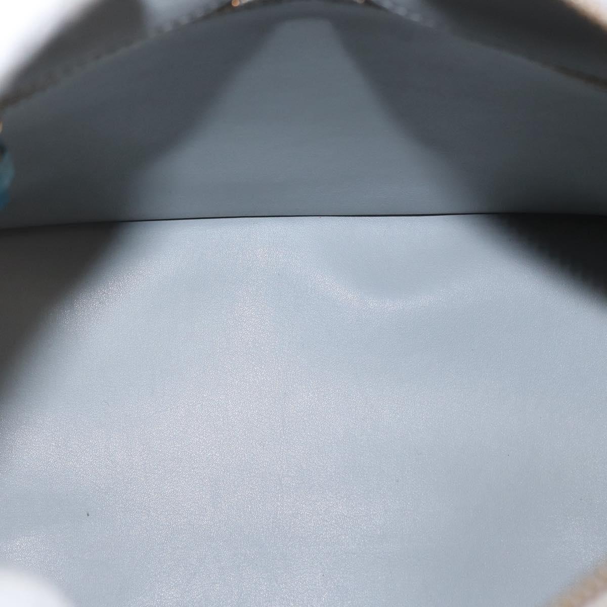 LOUIS VUITTON Monogram Vernis Houston Hand Bag Gris M91053 LV Auth 156340