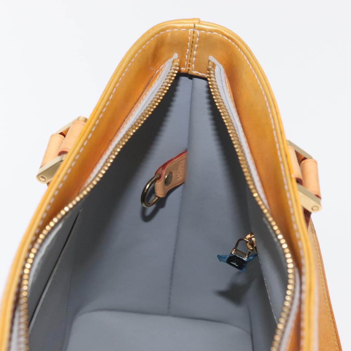 LOUIS VUITTON Monogram Vernis Houston Hand Bag Gris M91053 LV Auth 156340