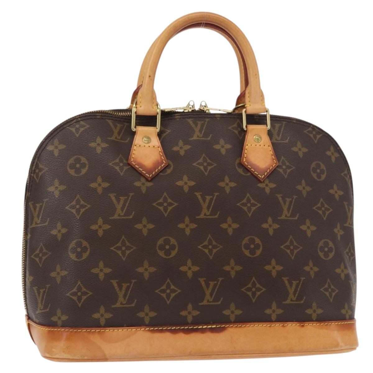 LOUIS VUITTON Monogram Alma Hand Bag M51130 LV Auth 156341