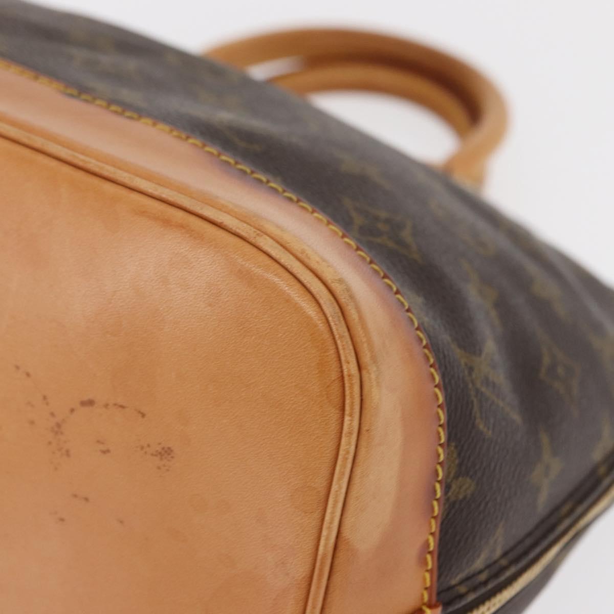 LOUIS VUITTON Monogram Alma Hand Bag M51130 LV Auth 156341
