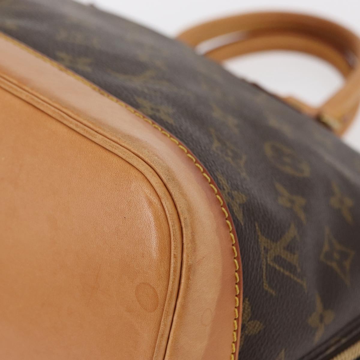 LOUIS VUITTON Monogram Alma Hand Bag M51130 LV Auth 156341