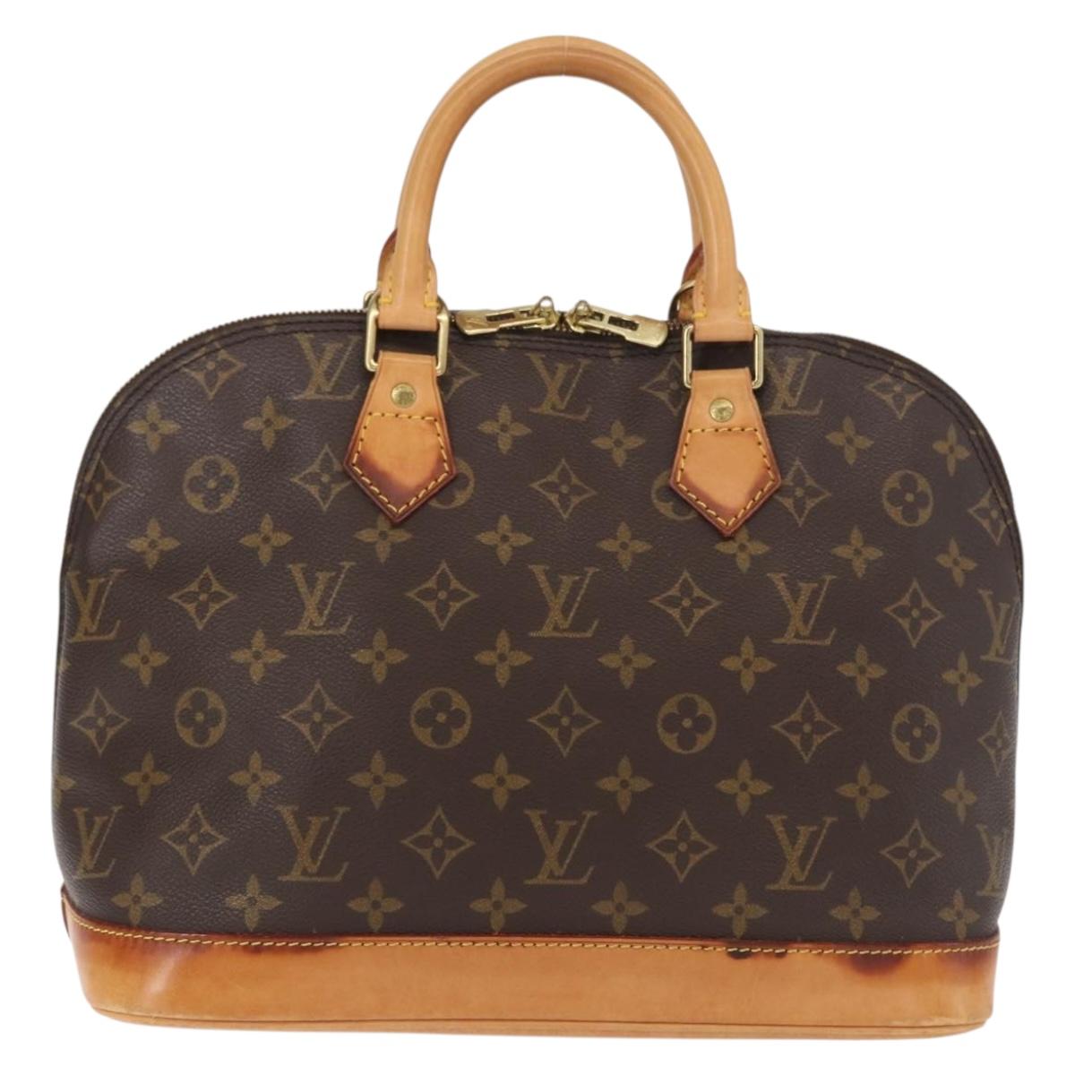 LOUIS VUITTON Monogram Alma Hand Bag M51130 LV Auth 156341
