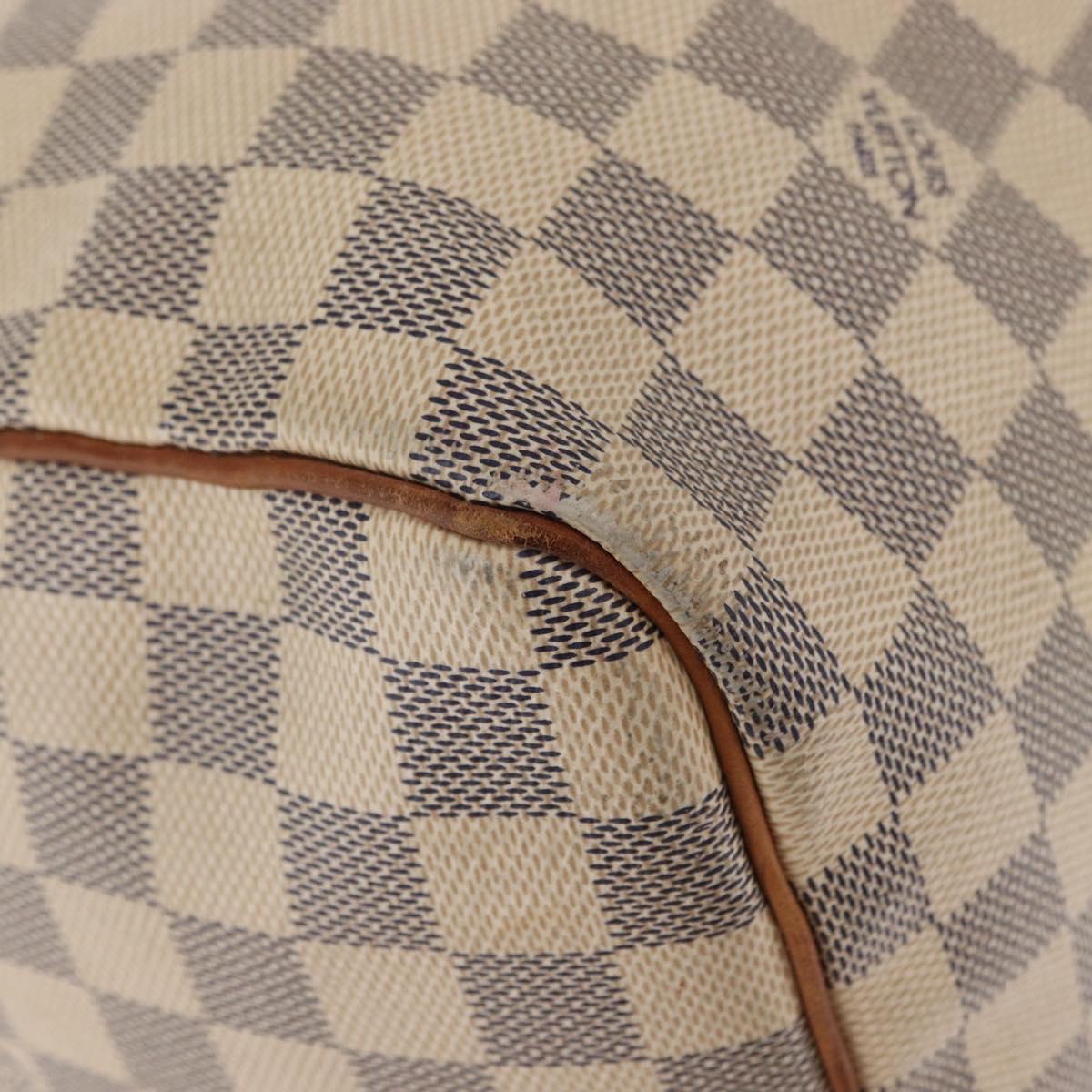 LOUIS VUITTON Damier Azur Speedy 30 Hand Bag N41533 LV Auth 156343