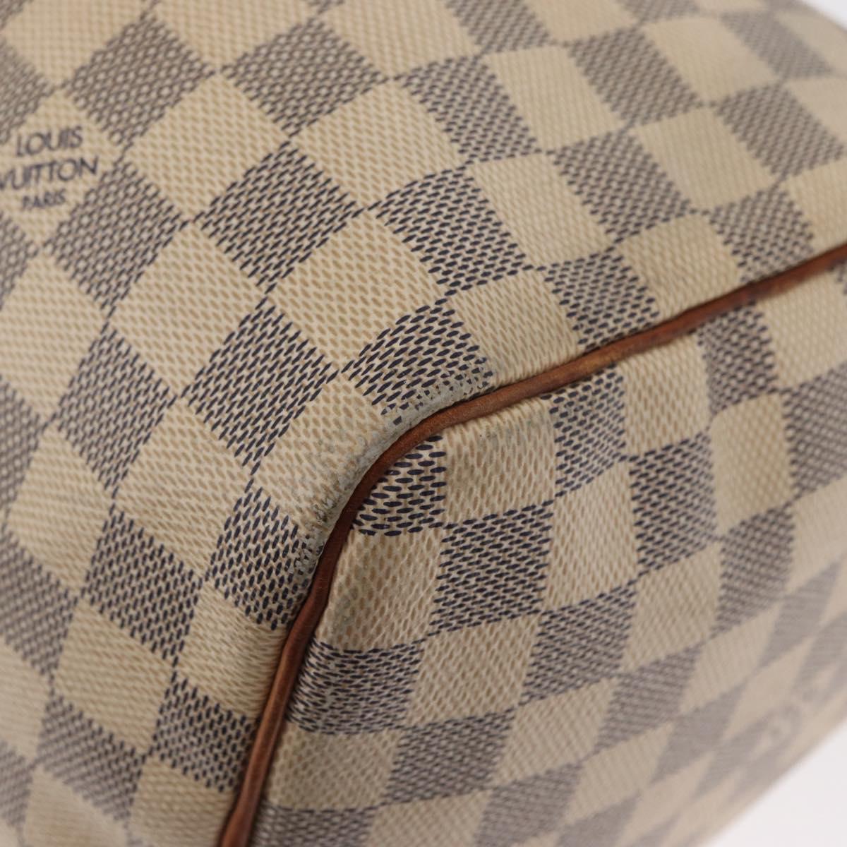 LOUIS VUITTON Damier Azur Speedy 30 Hand Bag N41533 LV Auth 156343