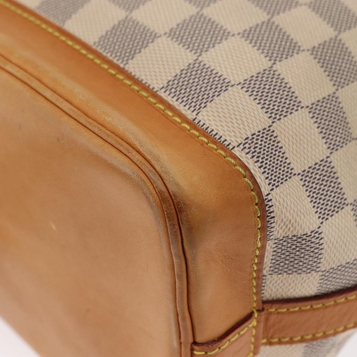 LOUIS VUITTON Damier Azur Noe BB Shoulder Bag N41220 LV Auth 156345