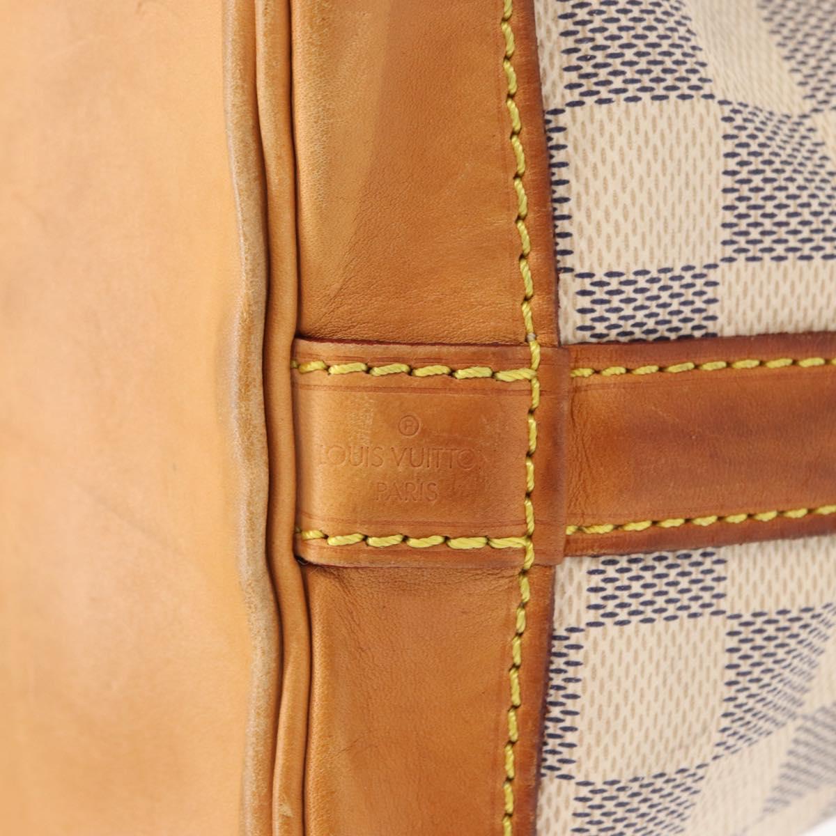 LOUIS VUITTON Damier Azur Noe BB Shoulder Bag N41220 LV Auth 156345