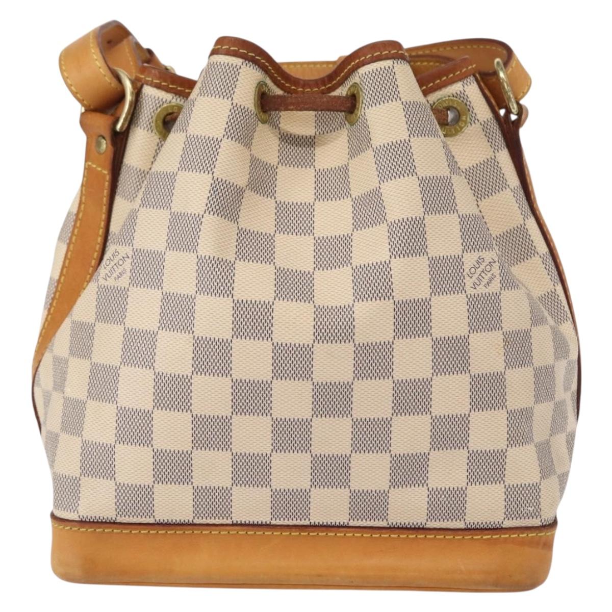 LOUIS VUITTON Damier Azur Noe BB Shoulder Bag N41220 LV Auth 156345