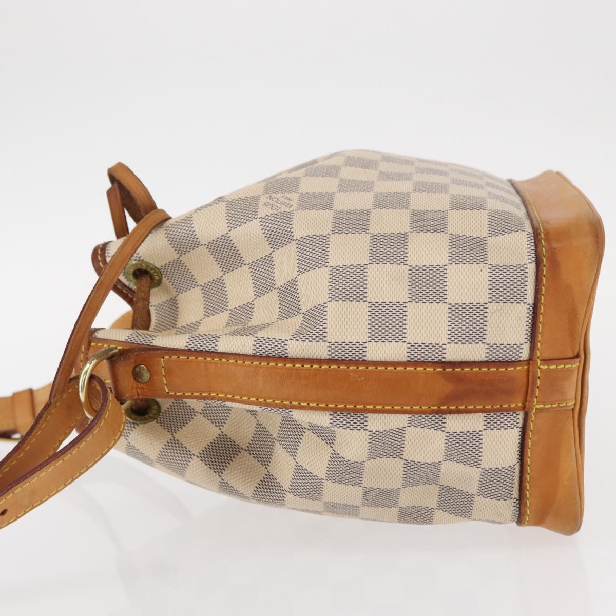 LOUIS VUITTON Damier Azur Noe BB Shoulder Bag N41220 LV Auth 156345