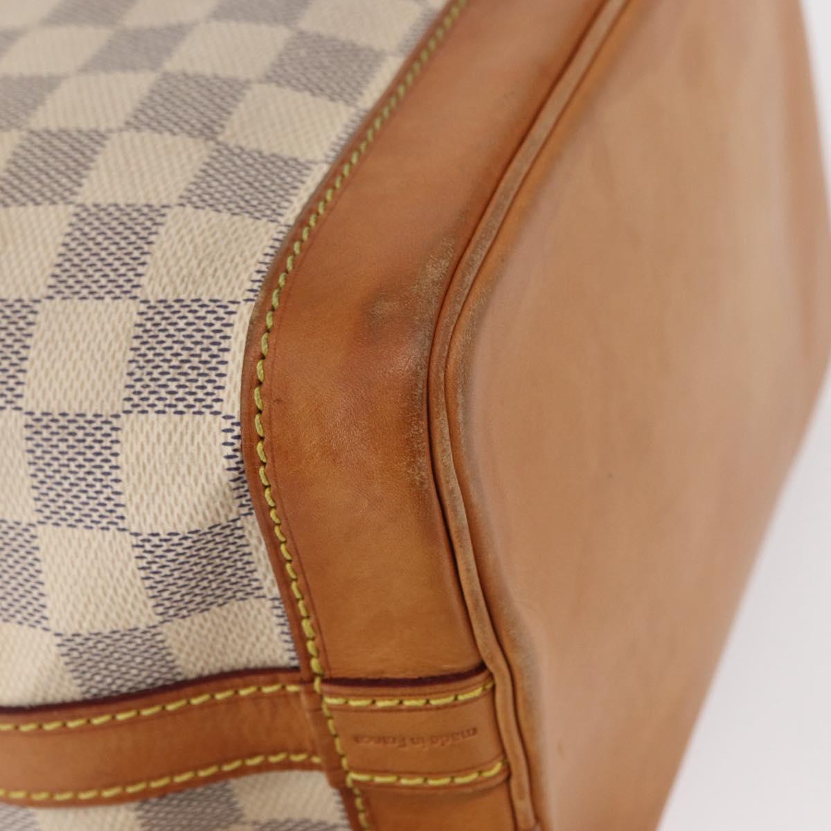 LOUIS VUITTON Damier Azur Noe BB Shoulder Bag N41220 LV Auth 156346