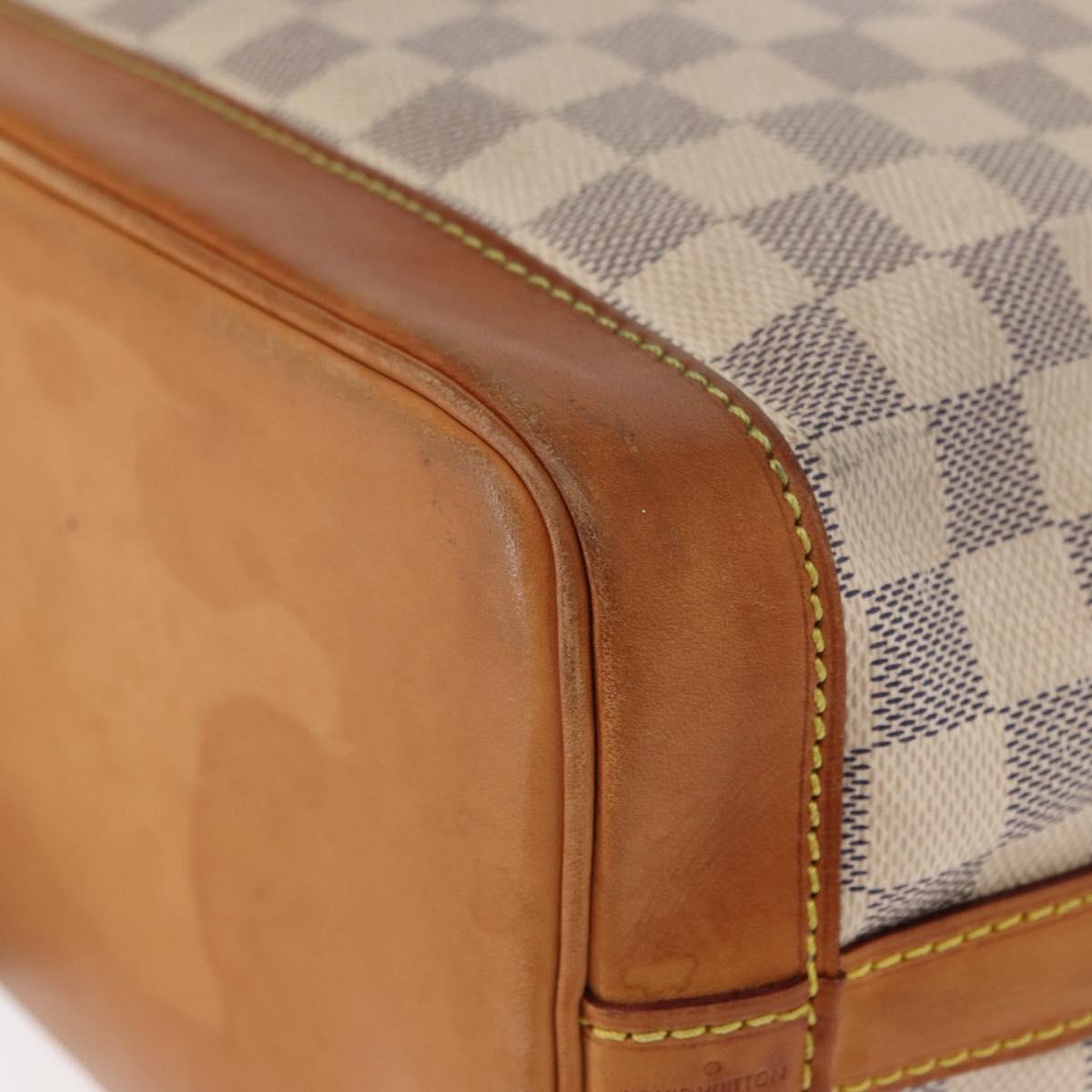 LOUIS VUITTON Damier Azur Noe BB Shoulder Bag N41220 LV Auth 156346