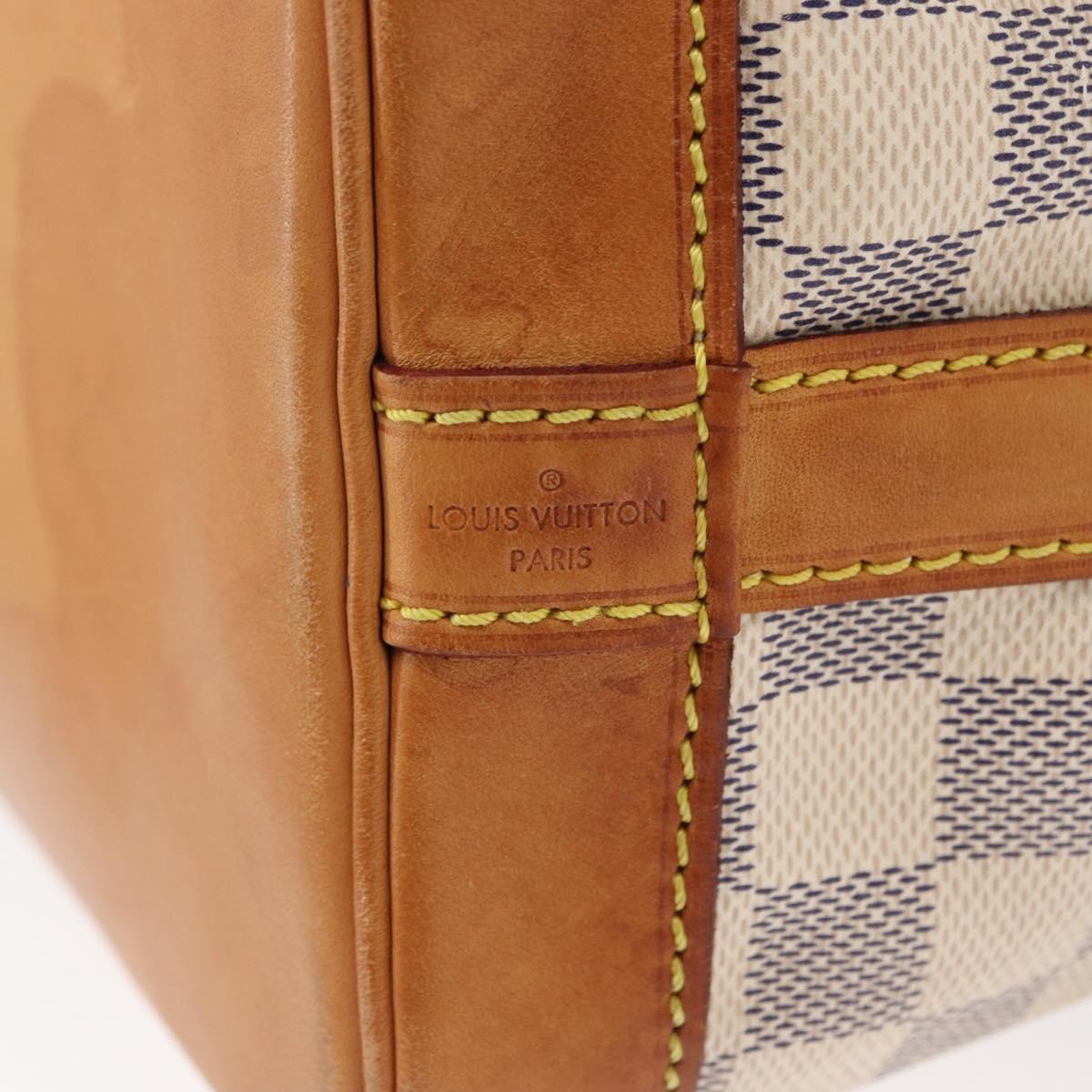 LOUIS VUITTON Damier Azur Noe BB Shoulder Bag N41220 LV Auth 156346