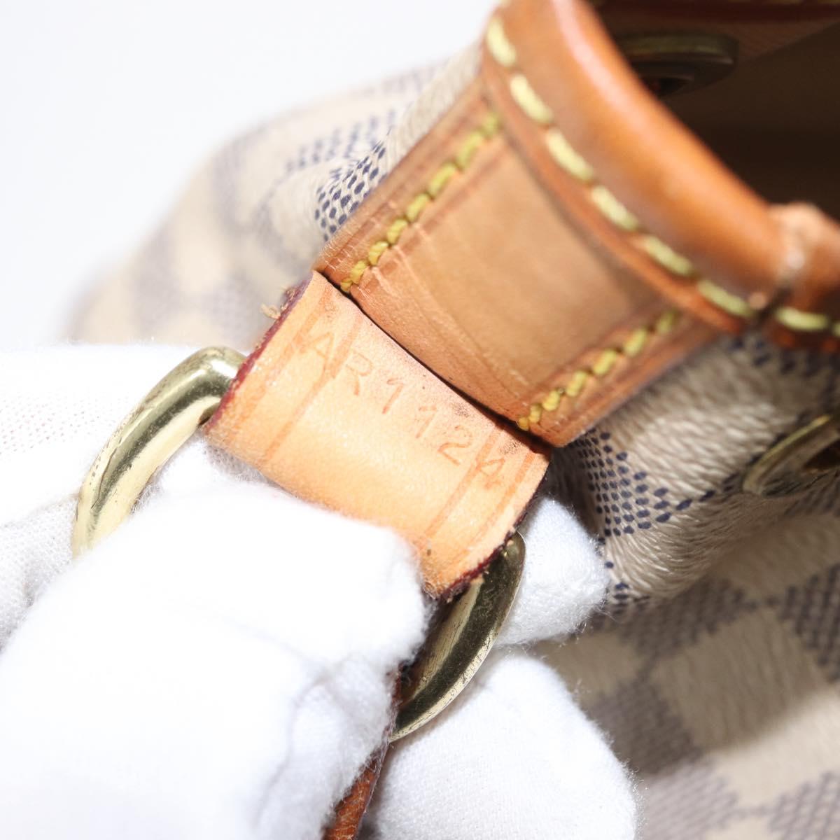 LOUIS VUITTON Damier Azur Noe BB Shoulder Bag N41220 LV Auth 156346