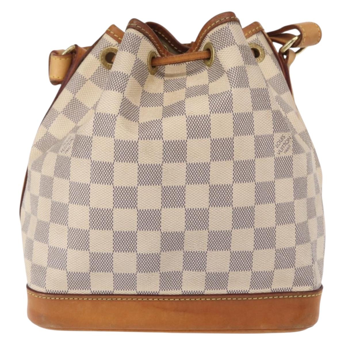 LOUIS VUITTON Damier Azur Noe BB Shoulder Bag N41220 LV Auth 156346