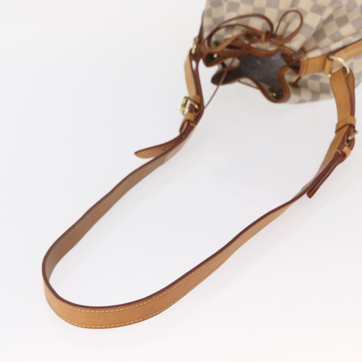 LOUIS VUITTON Damier Azur Noe BB Shoulder Bag N41220 LV Auth 156346