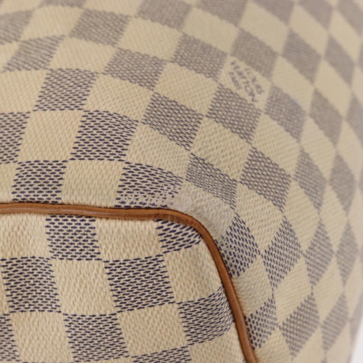 LOUIS VUITTON Damier Azur Speedy 30 Hand Bag N41533 LV Auth 156347