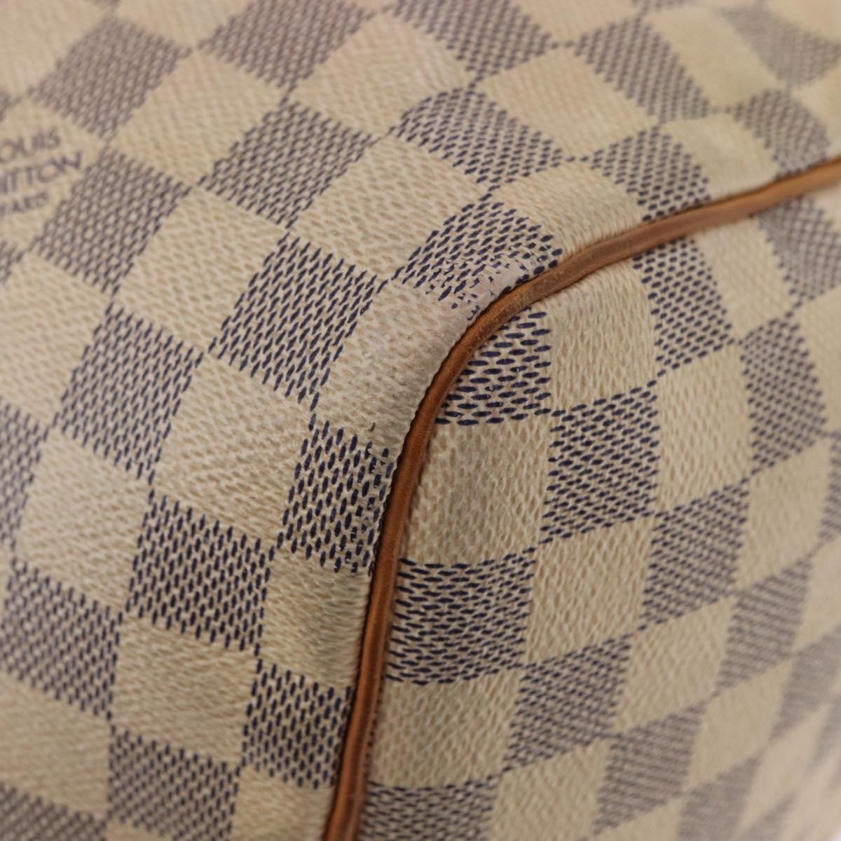 LOUIS VUITTON Damier Azur Speedy 30 Hand Bag N41533 LV Auth 156347