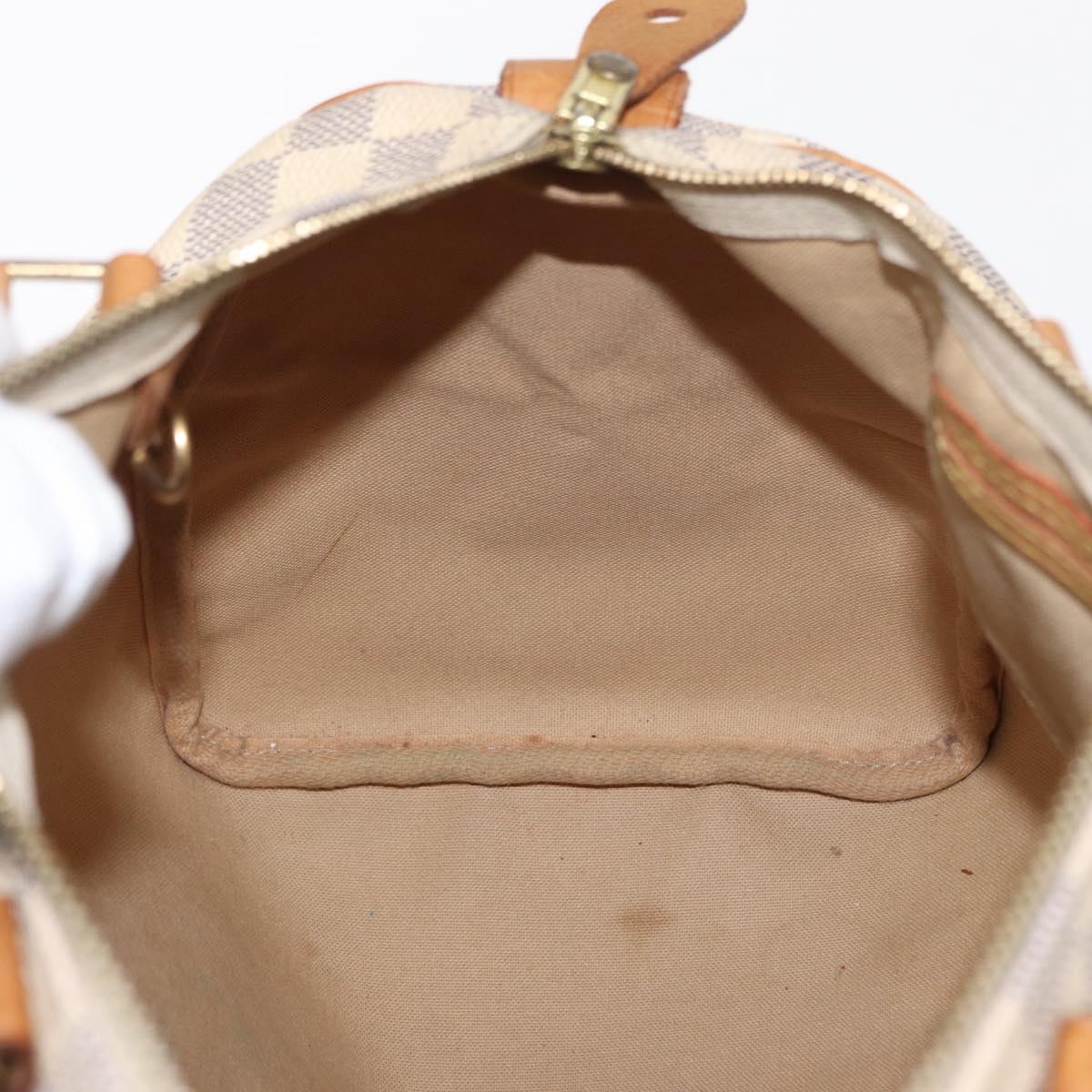 LOUIS VUITTON Damier Azur Speedy 30 Hand Bag N41533 LV Auth 156347