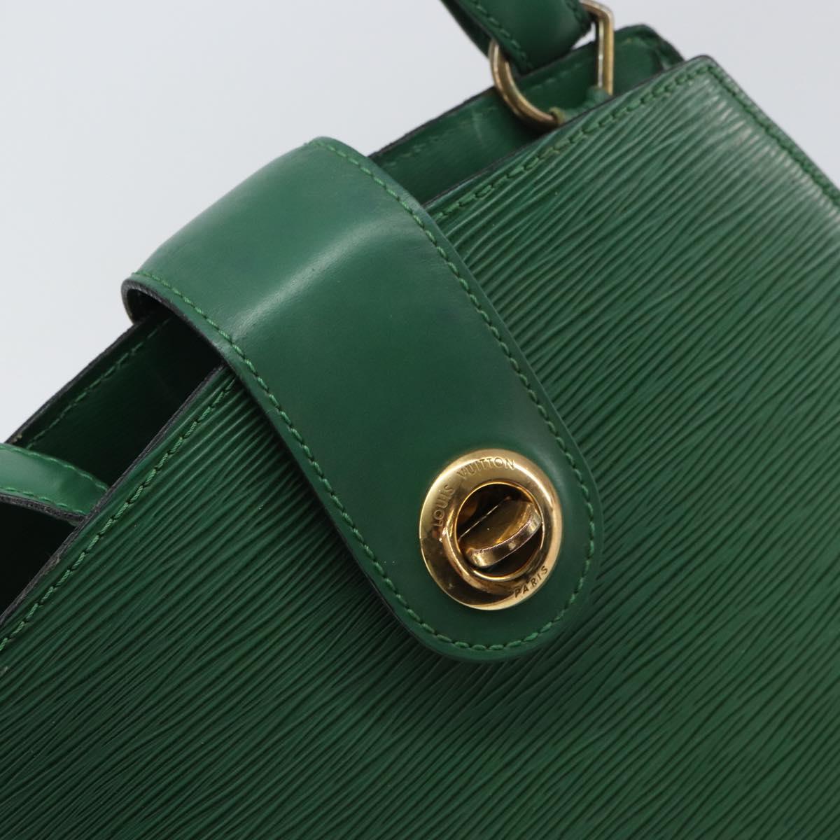 LOUIS VUITTON Epi Cluny Shoulder Bag Green M52254 LV Auth 156348