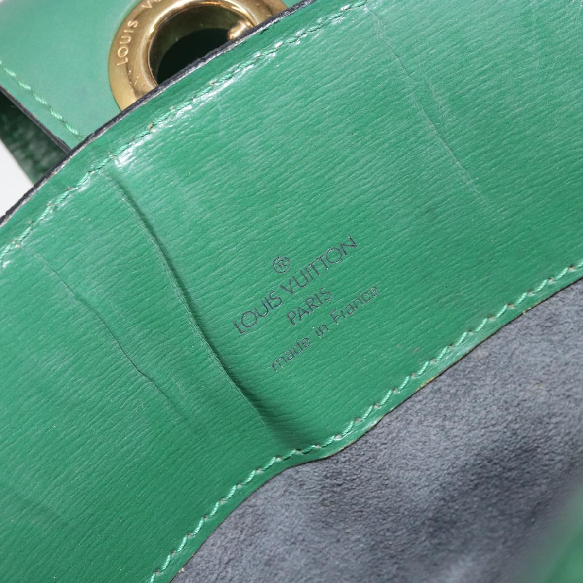 LOUIS VUITTON Epi Cluny Shoulder Bag Green M52254 LV Auth 156348