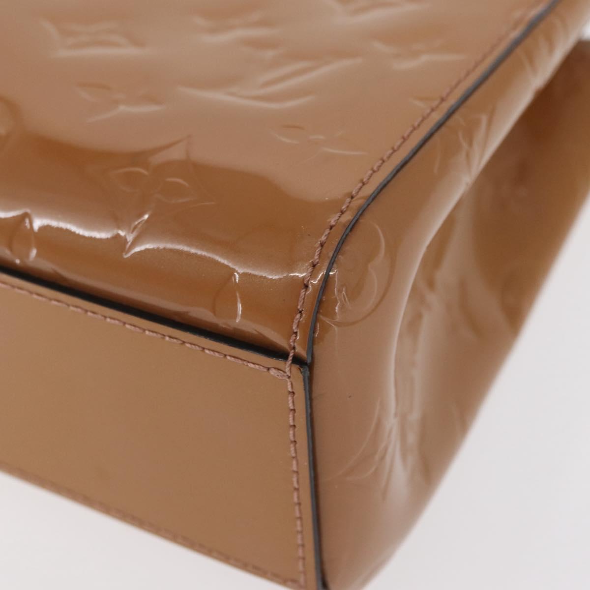 LOUIS VUITTON Monogram Vernis Catalina BB Bag Rose Velours M90015 Auth 156356