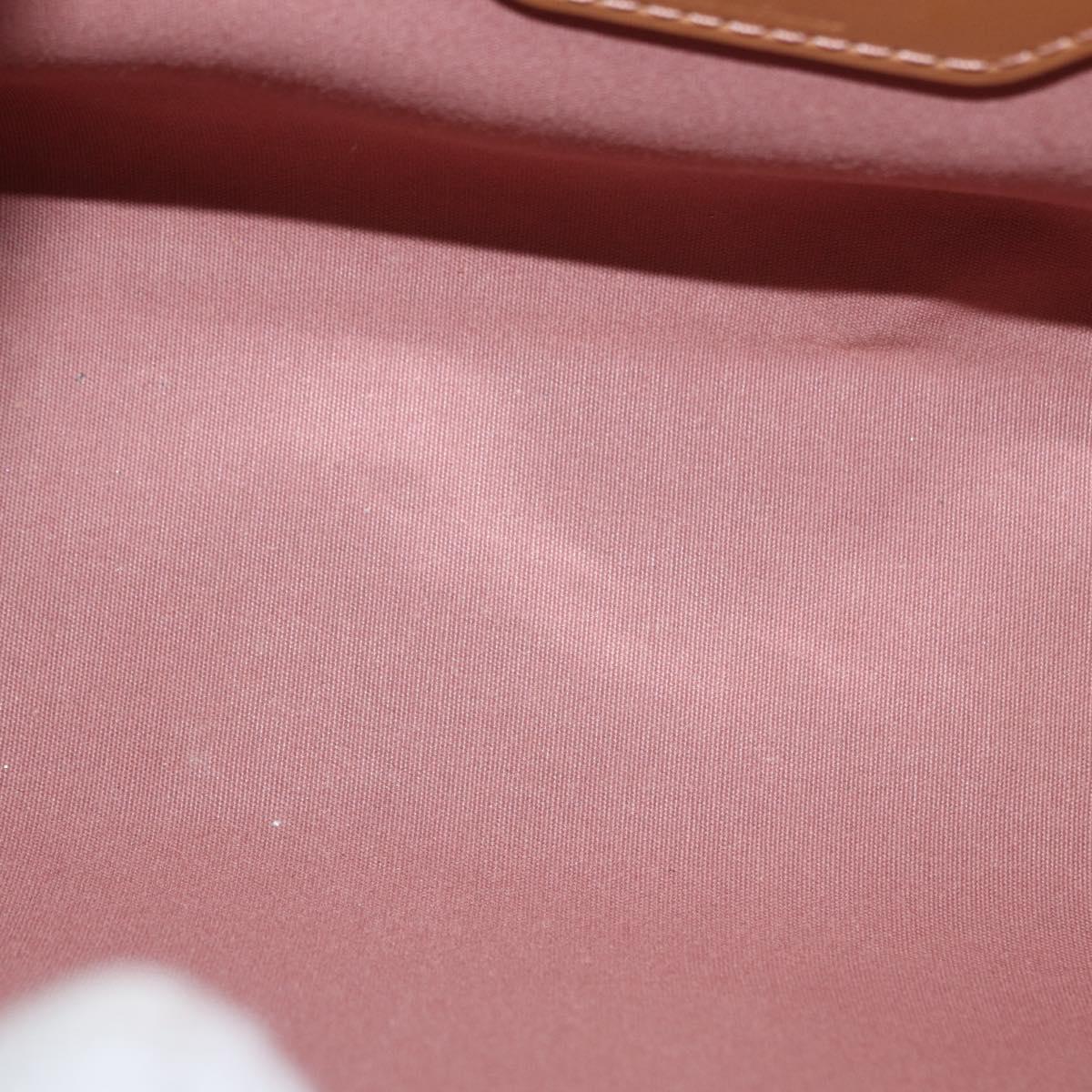 LOUIS VUITTON Monogram Vernis Catalina BB Bag Rose Velours M90015 Auth 156356