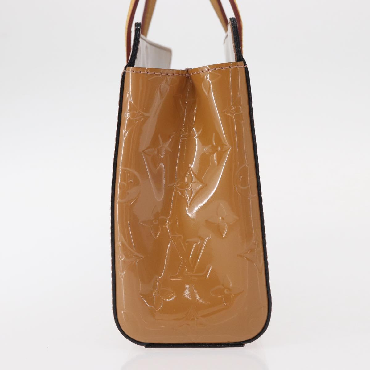 LOUIS VUITTON Monogram Vernis Catalina BB Bag Rose Velours M90015 Auth 156356