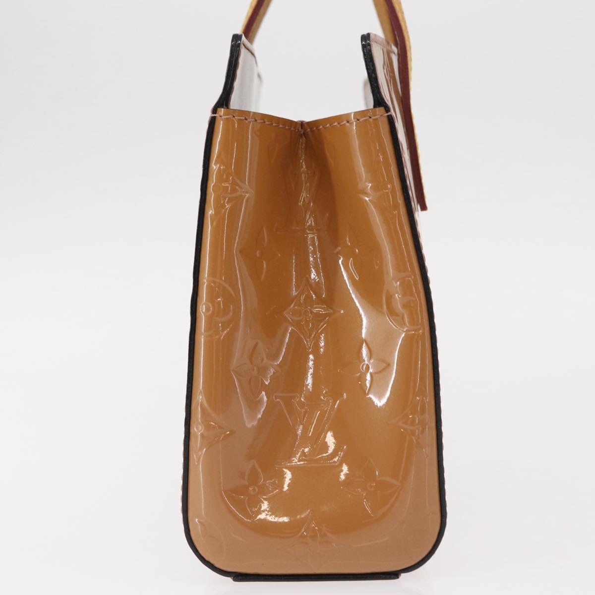 LOUIS VUITTON Monogram Vernis Catalina BB Bag Rose Velours M90015 Auth 156356