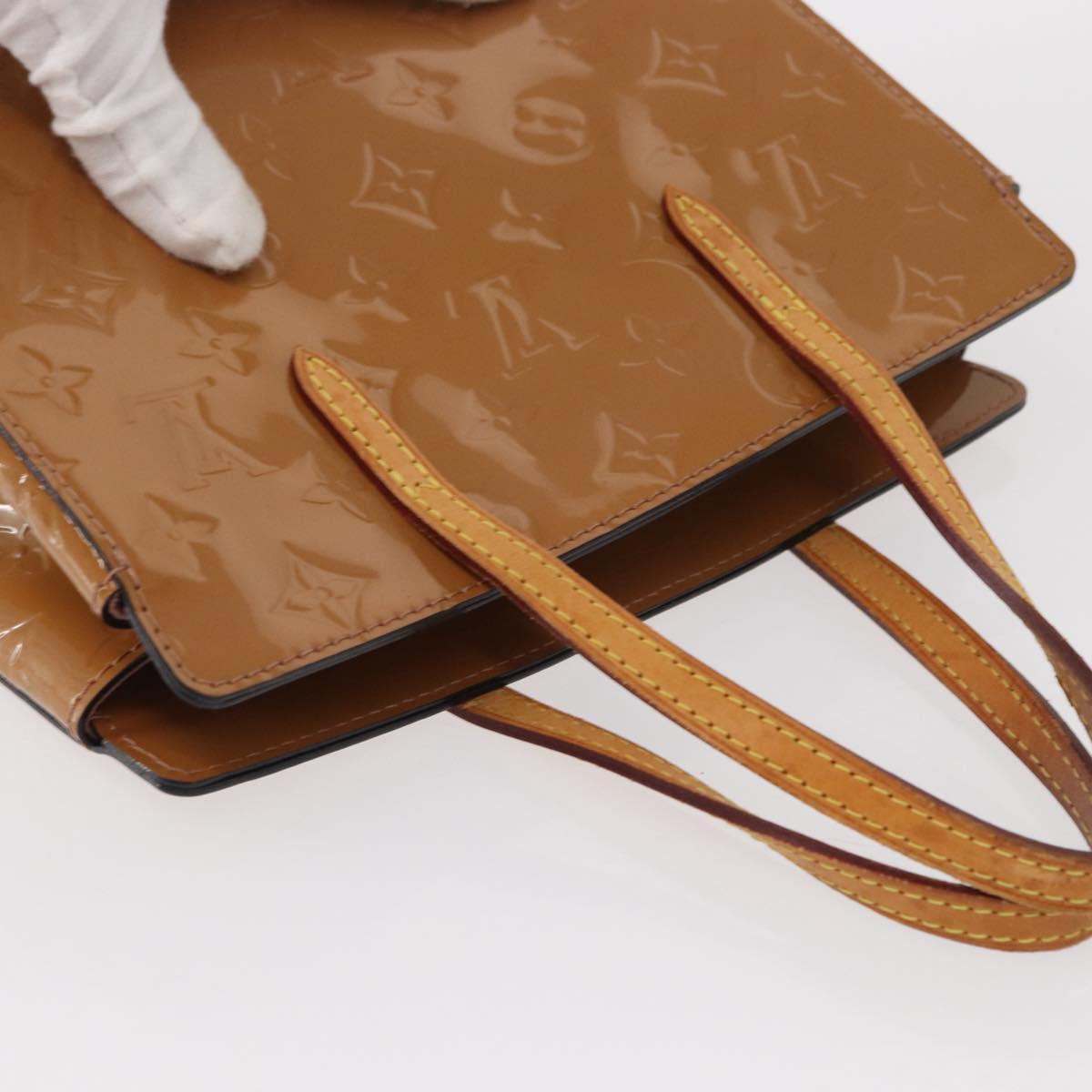 LOUIS VUITTON Monogram Vernis Catalina BB Bag Rose Velours M90015 Auth 156356