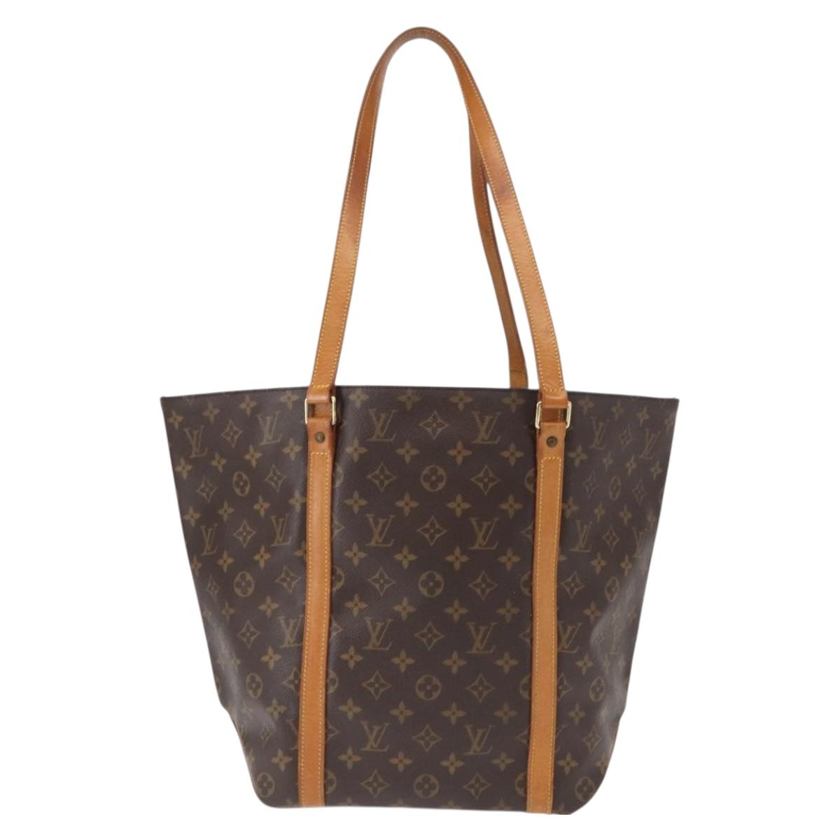 LOUIS VUITTON Monogram Sac Shopping Tote Bag M51108 LV Auth 156358