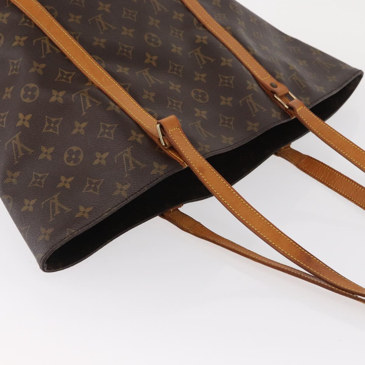 LOUIS VUITTON Monogram Sac Shopping Tote Bag M51108 LV Auth 156358