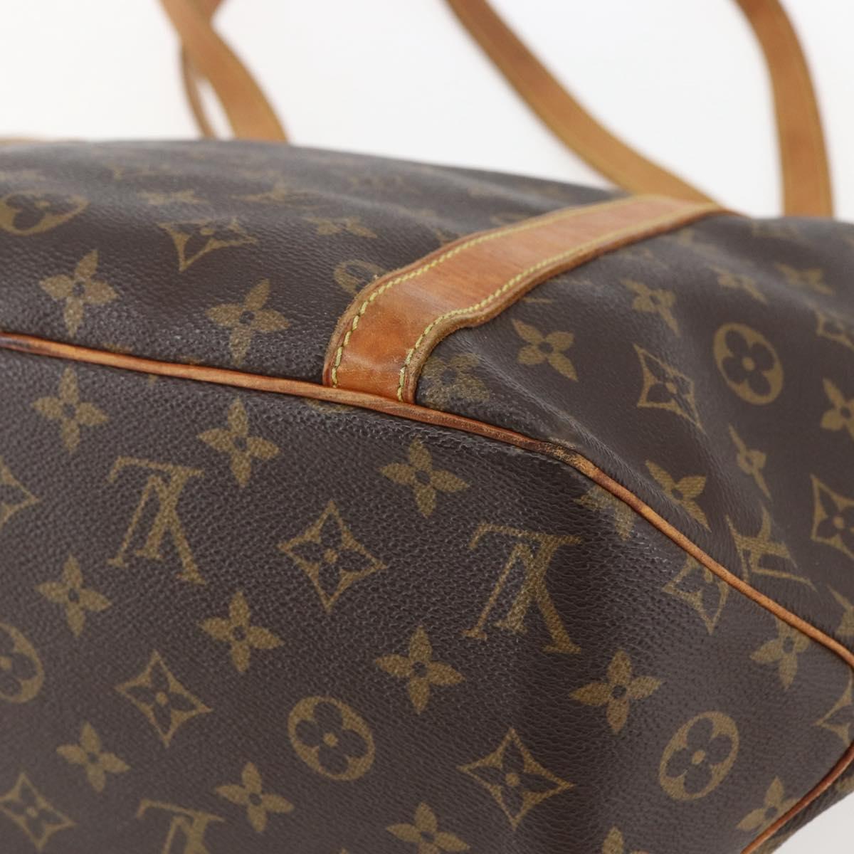 LOUIS VUITTON Monogram Sac Shopping Tote Bag M51108 LV Auth 156359