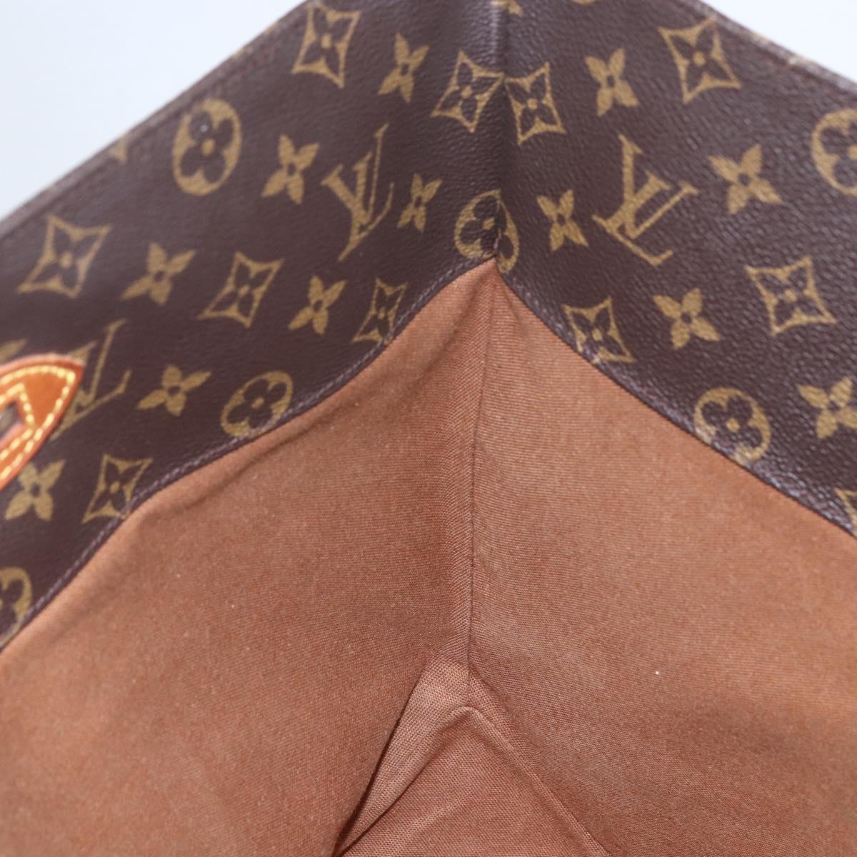 LOUIS VUITTON Monogram Sac Shopping Tote Bag M51108 LV Auth 156359