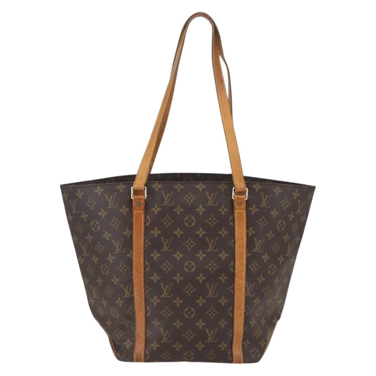 LOUIS VUITTON Monogram Sac Shopping Tote Bag M51108 LV Auth 156359