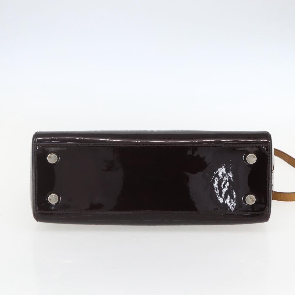 LOUIS VUITTON Monogram Vernis Blair MM Hand Bag 2way Amarante M91619 Auth 156360