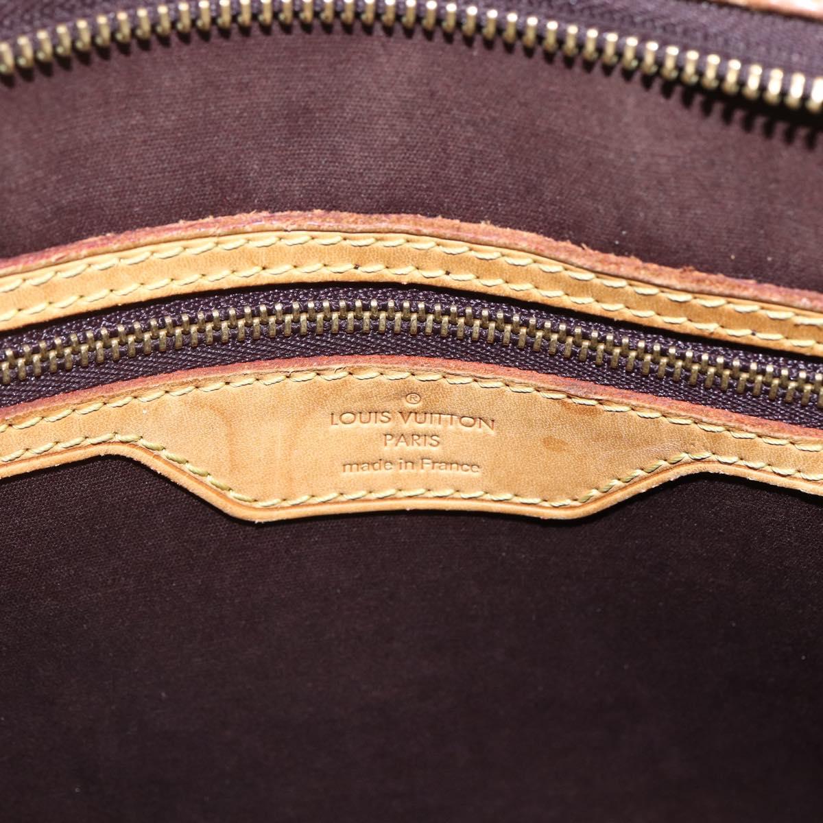 LOUIS VUITTON Monogram Vernis Blair MM Hand Bag 2way Amarante M91619 Auth 156360