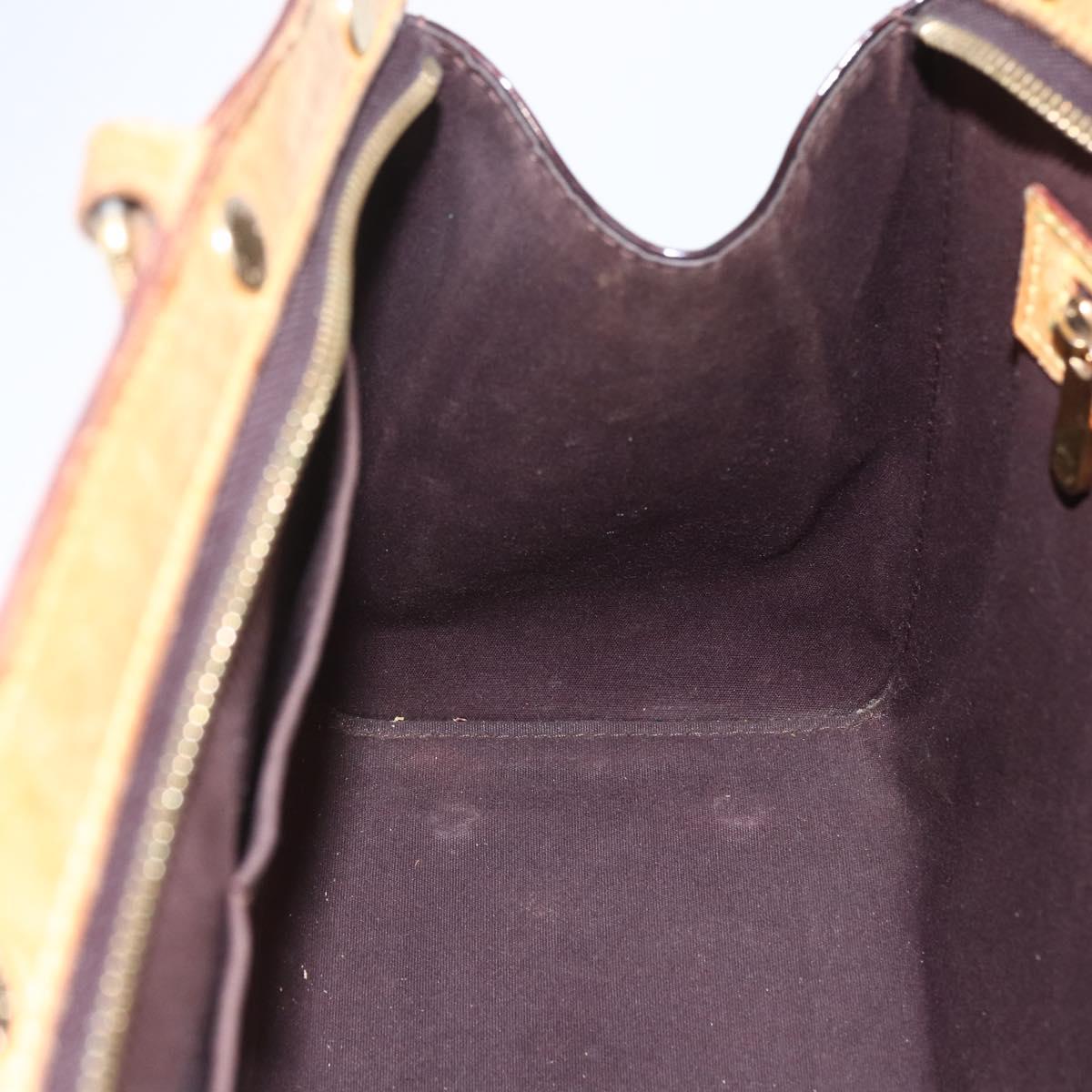 LOUIS VUITTON Monogram Vernis Blair MM Hand Bag 2way Amarante M91619 Auth 156360