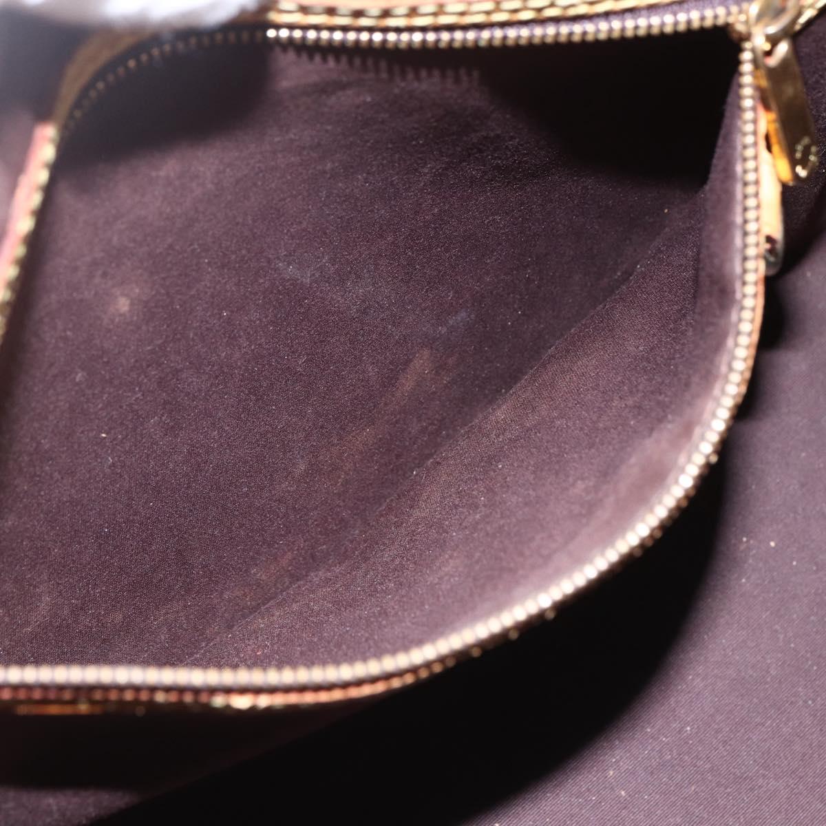 LOUIS VUITTON Monogram Vernis Blair MM Hand Bag 2way Amarante M91619 Auth 156360