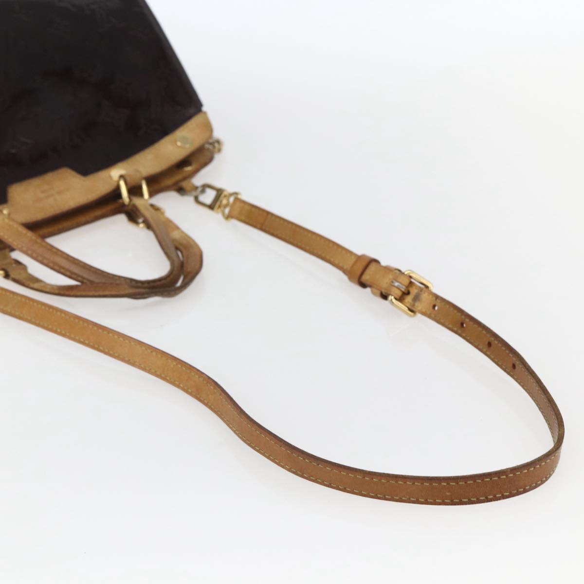 LOUIS VUITTON Monogram Vernis Blair MM Hand Bag 2way Amarante M91619 Auth 156360