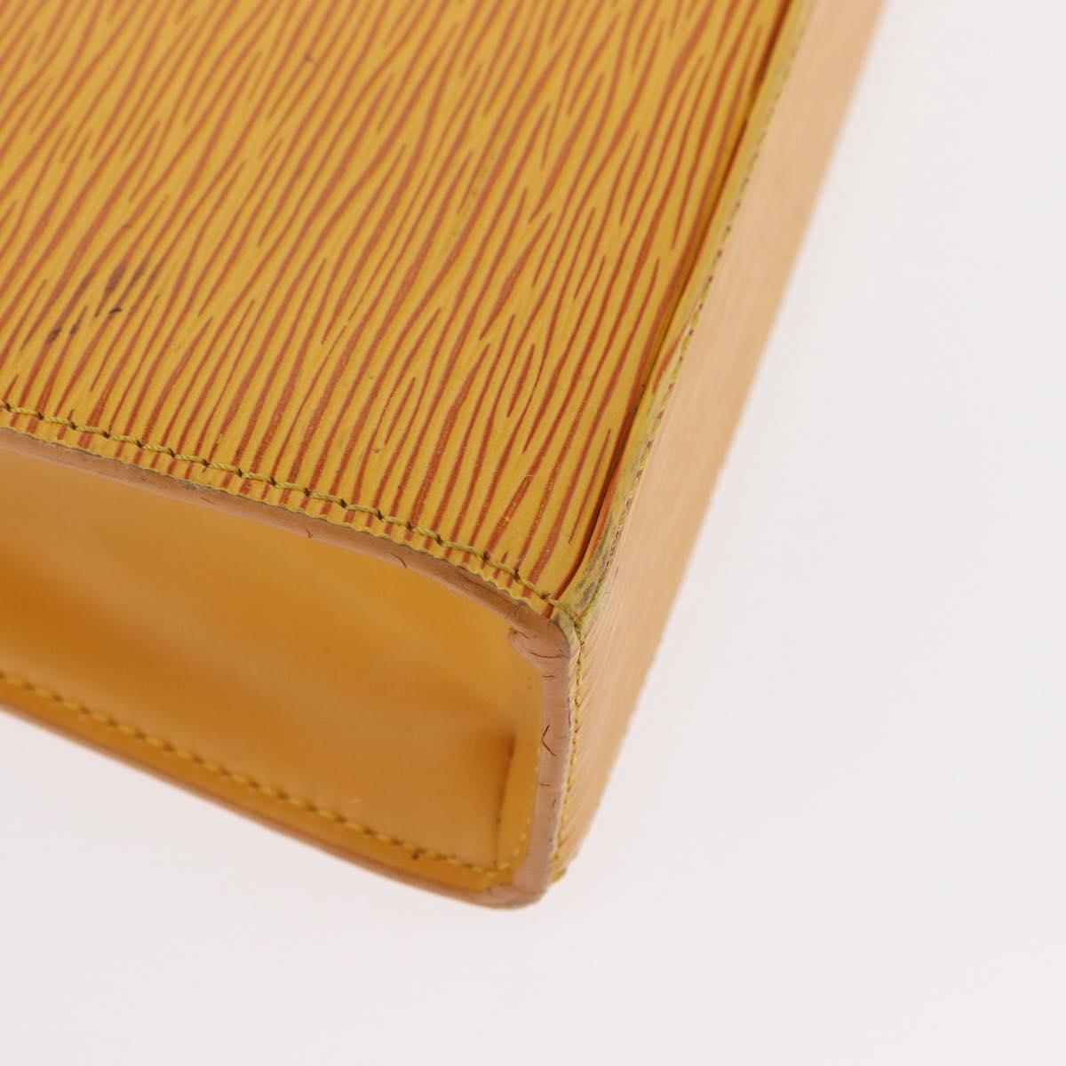 LOUIS VUITTON Epi Malesherbes Bag Tassili Yellow Jonne M52379 LV Auth 156361