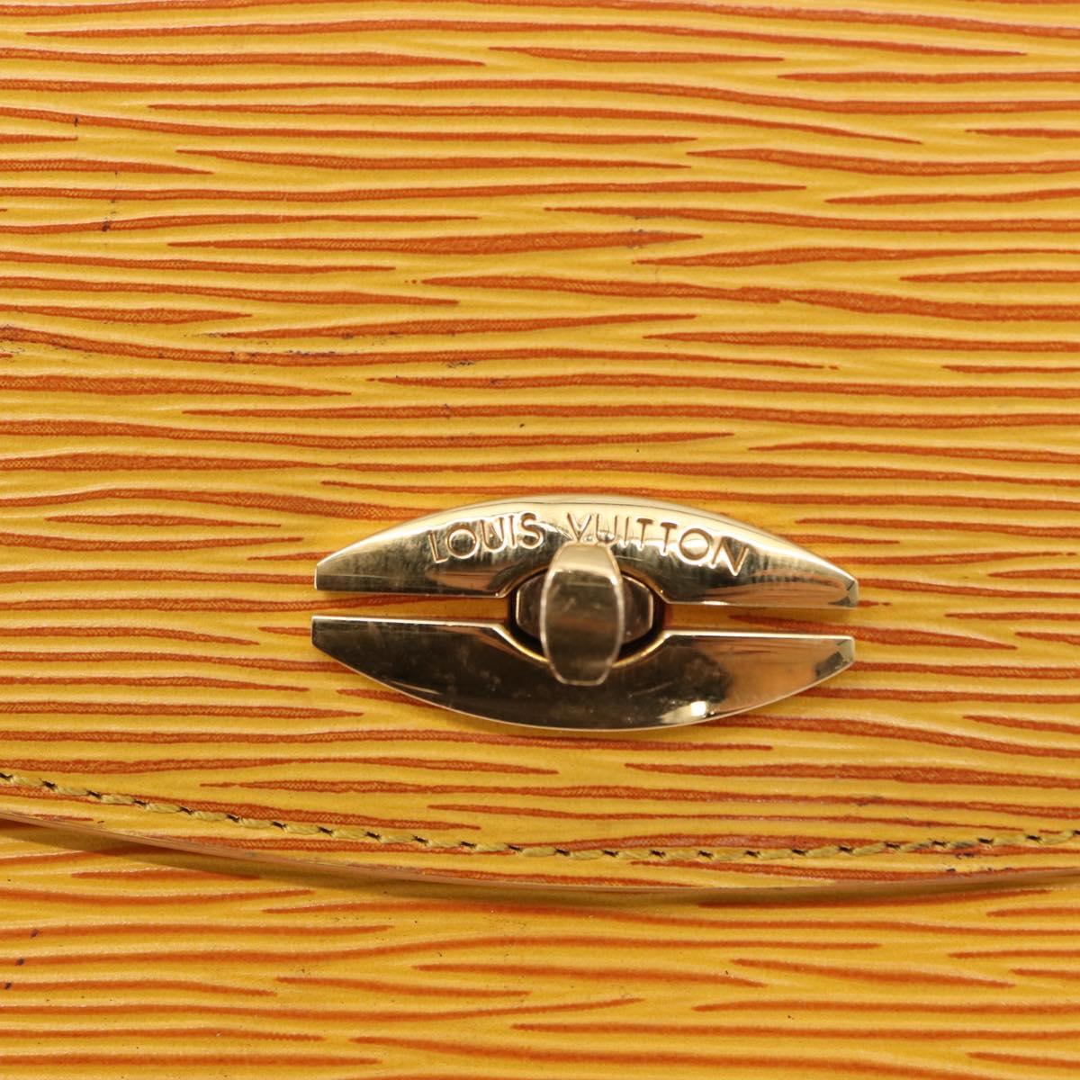 LOUIS VUITTON Epi Malesherbes Bag Tassili Yellow Jonne M52379 LV Auth 156361