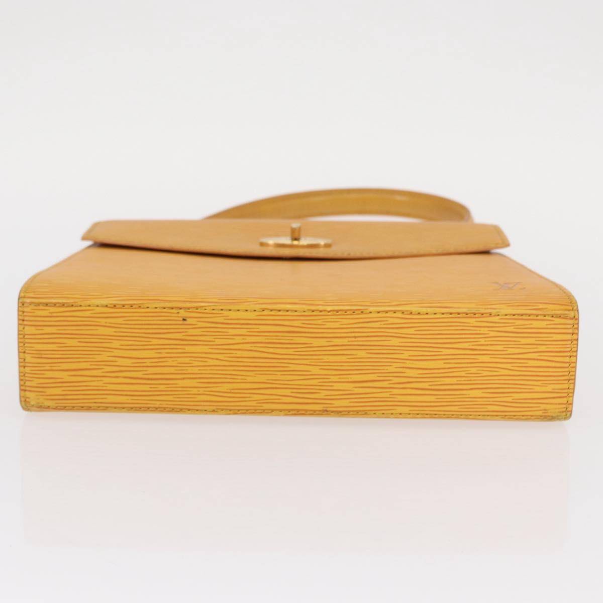 LOUIS VUITTON Epi Malesherbes Bag Tassili Yellow Jonne M52379 LV Auth 156361