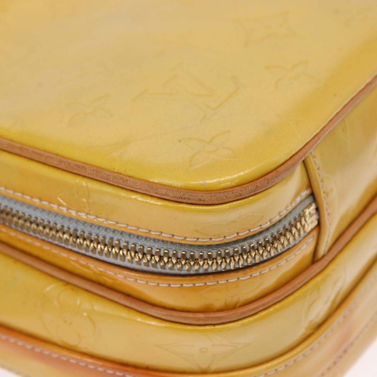 LOUIS VUITTON Monogram Vernis Wooster Shoulder Bag Gris M91036 LV Auth 156362