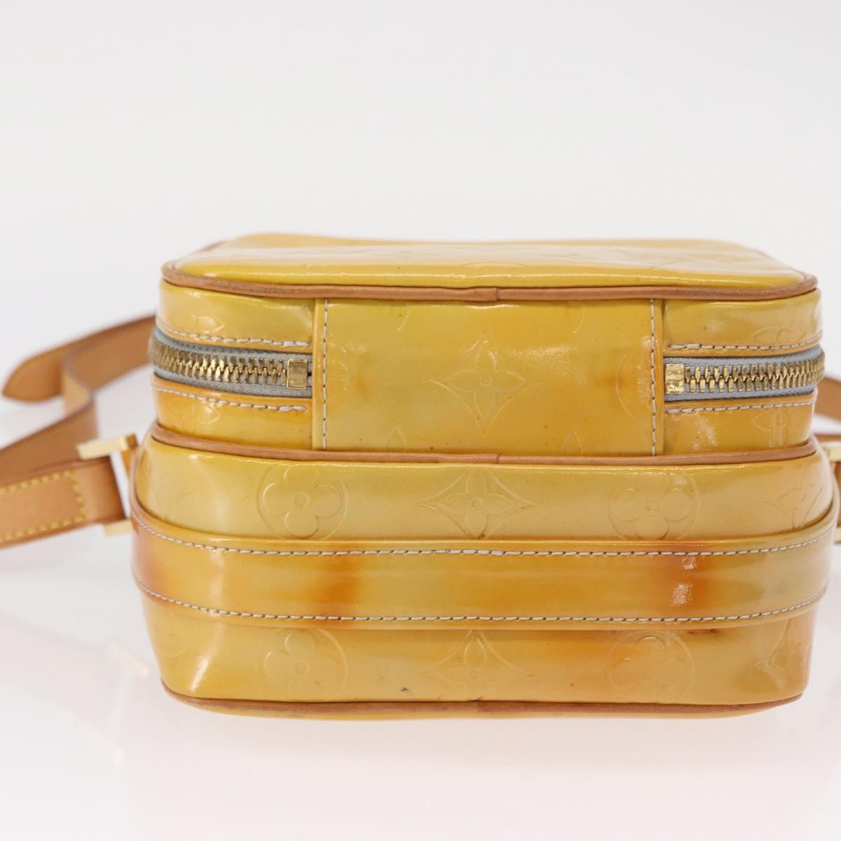 LOUIS VUITTON Monogram Vernis Wooster Shoulder Bag Gris M91036 LV Auth 156362