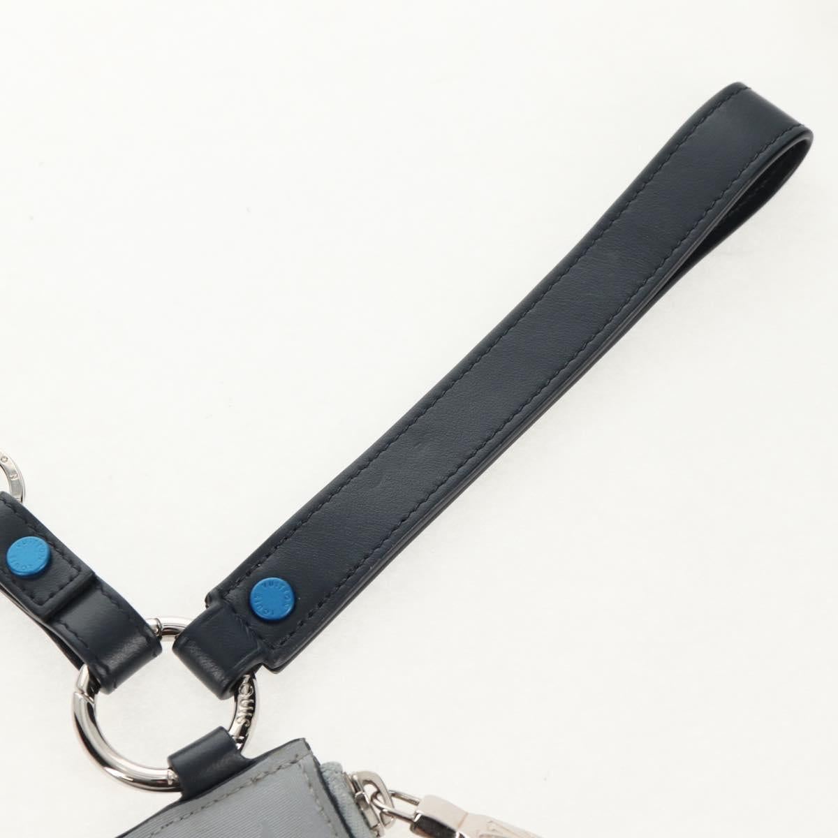 LOUIS VUITTON Monogram satellite Alpha Pouch Silver M44178 LV Auth 156367M